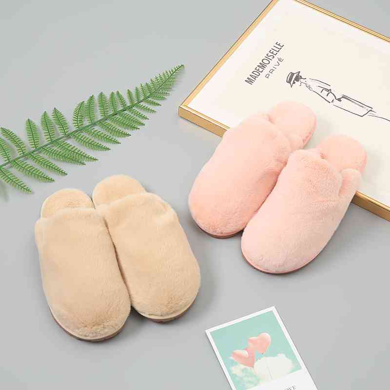 Faux Fur Slippers